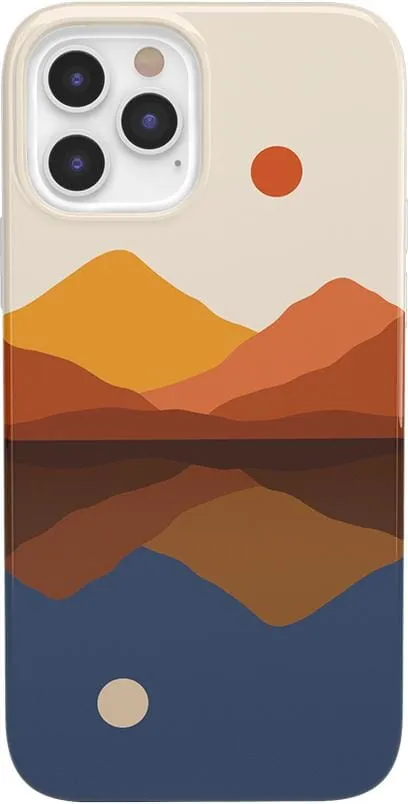 Opposites Attract | Day & Night Colorblock Mountains Case