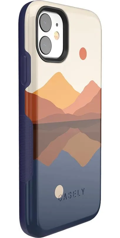 Opposites Attract | Day & Night Colorblock Mountains Case