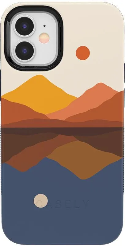 Opposites Attract | Day & Night Colorblock Mountains Case