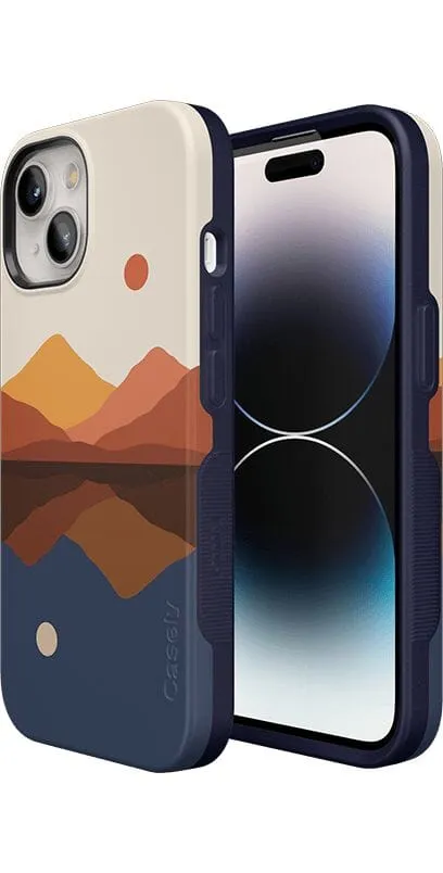 Opposites Attract | Day & Night Colorblock Mountains Case