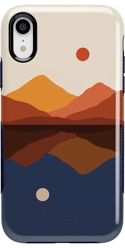 Opposites Attract | Day & Night Colorblock Mountains Case