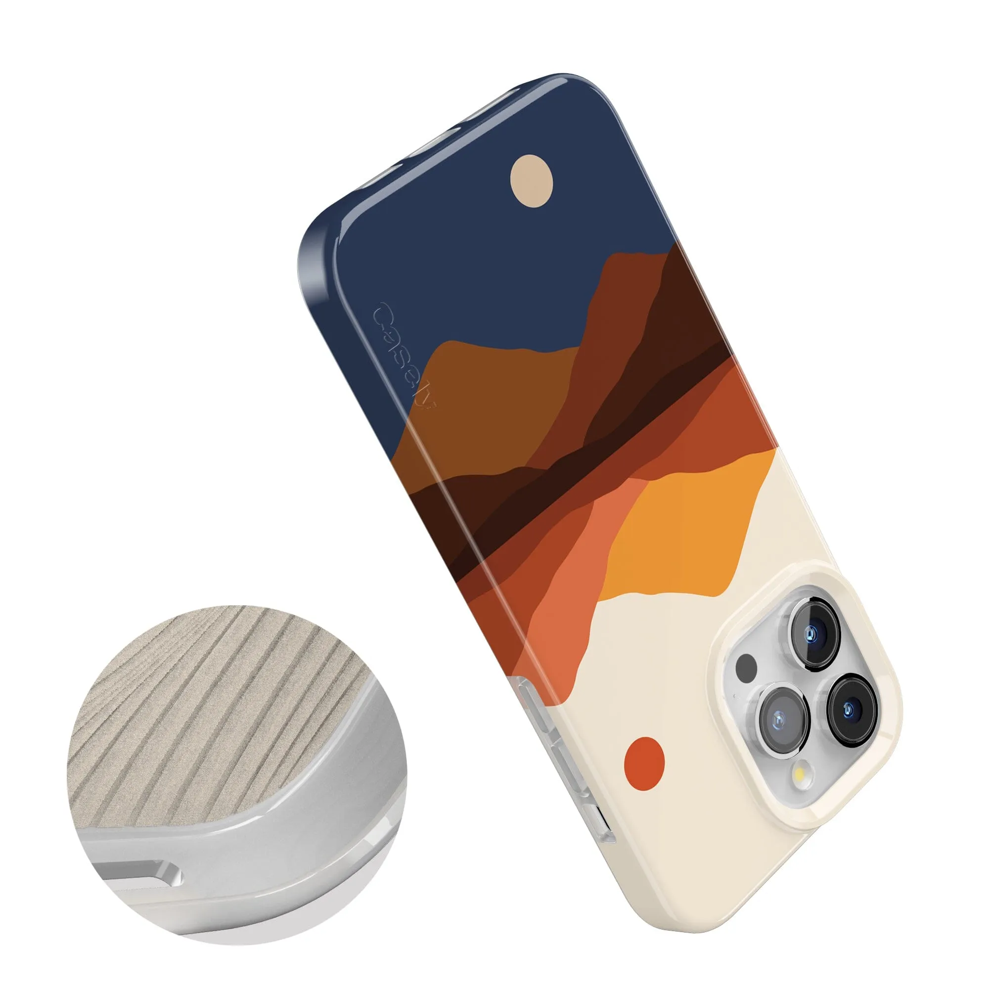 Opposites Attract | Day & Night Colorblock Mountains Case