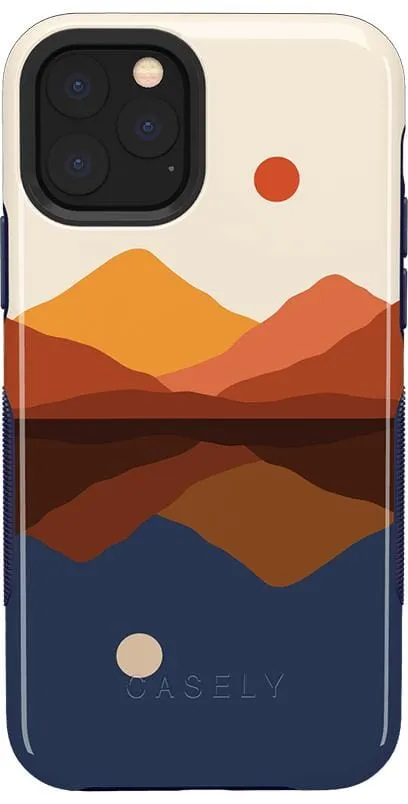 Opposites Attract | Day & Night Colorblock Mountains Case