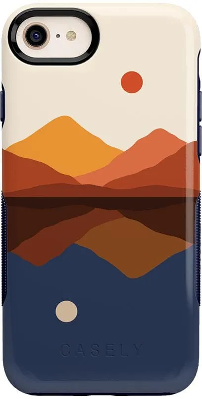 Opposites Attract | Day & Night Colorblock Mountains Case