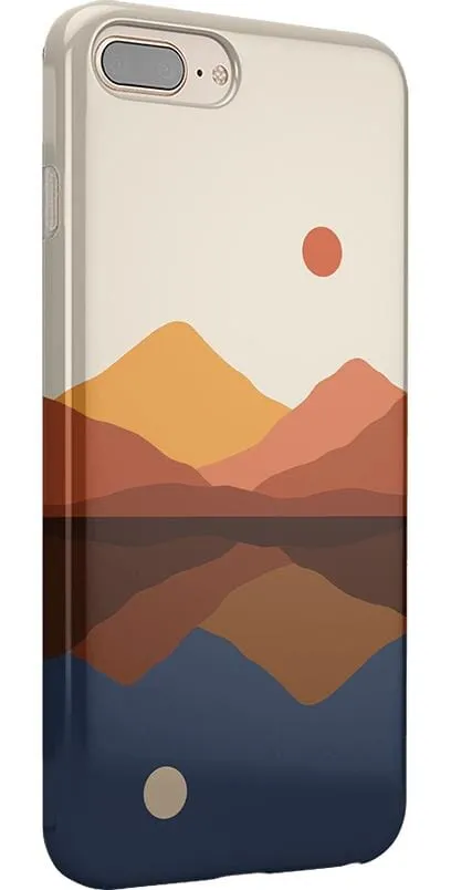 Opposites Attract | Day & Night Colorblock Mountains Case