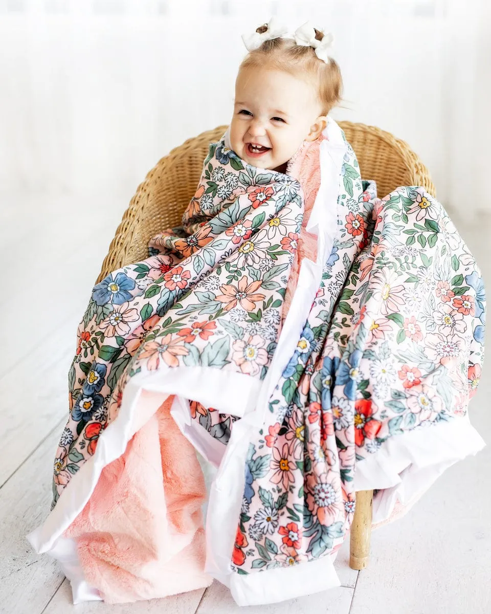 Peach Garden Blanket