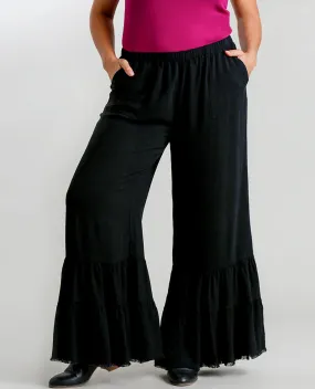 PLUS Wide Ruffle Leg Pant