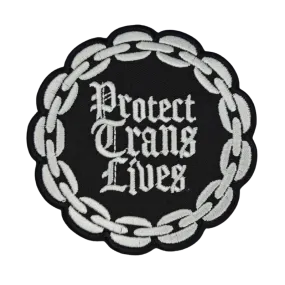 PROTECT TRANS LIVES GOTHIC MultiMoodz Patch