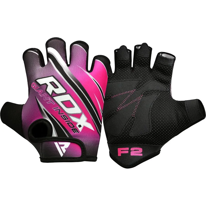 RDX F2 Pink Gym Workout Gloves