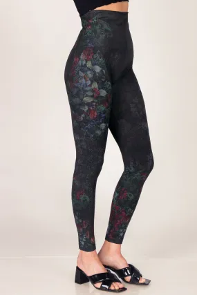 Scarlet Mystery Floral Printed Leggings