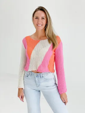 Sight To See Cropped Sweater