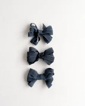 Silk Ribbon Trim in Ocean