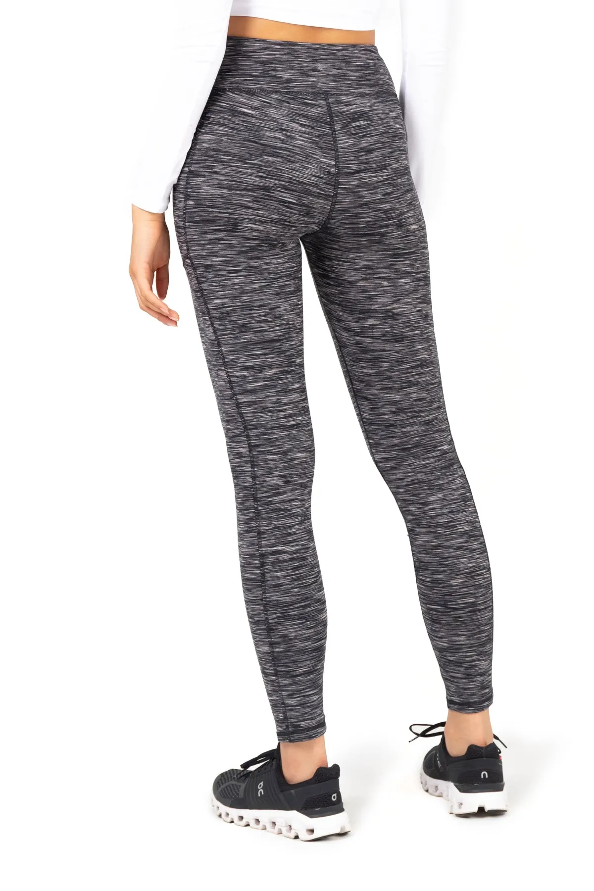 Space Dye High-Waist Double Brushed Leggings