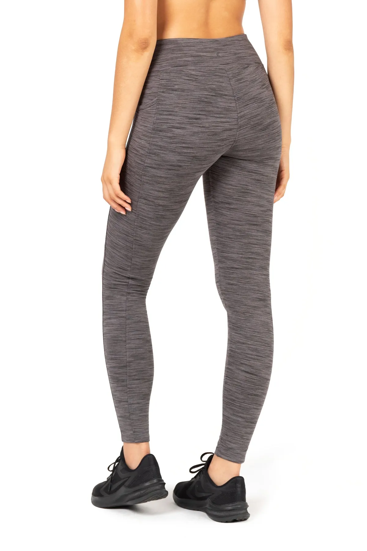 Space Dye High-Waist Double Brushed Leggings