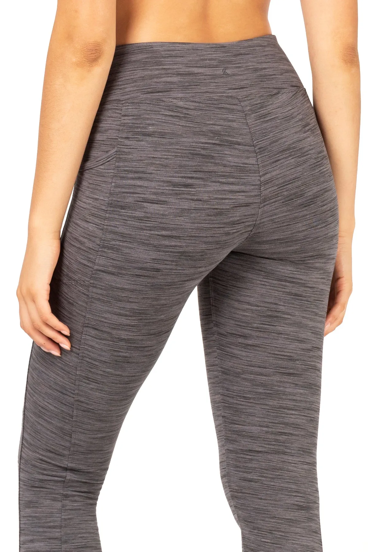 Space Dye High-Waist Double Brushed Leggings