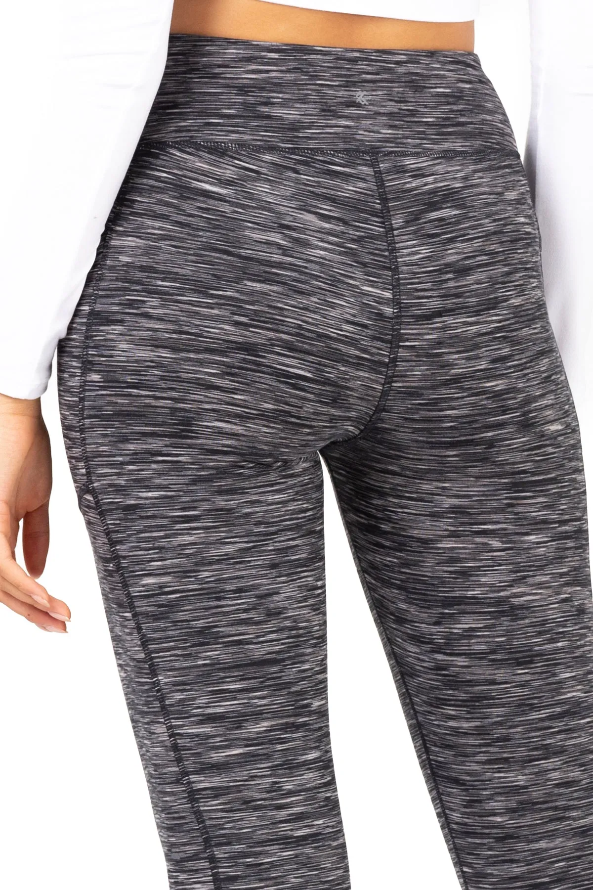 Space Dye High-Waist Double Brushed Leggings