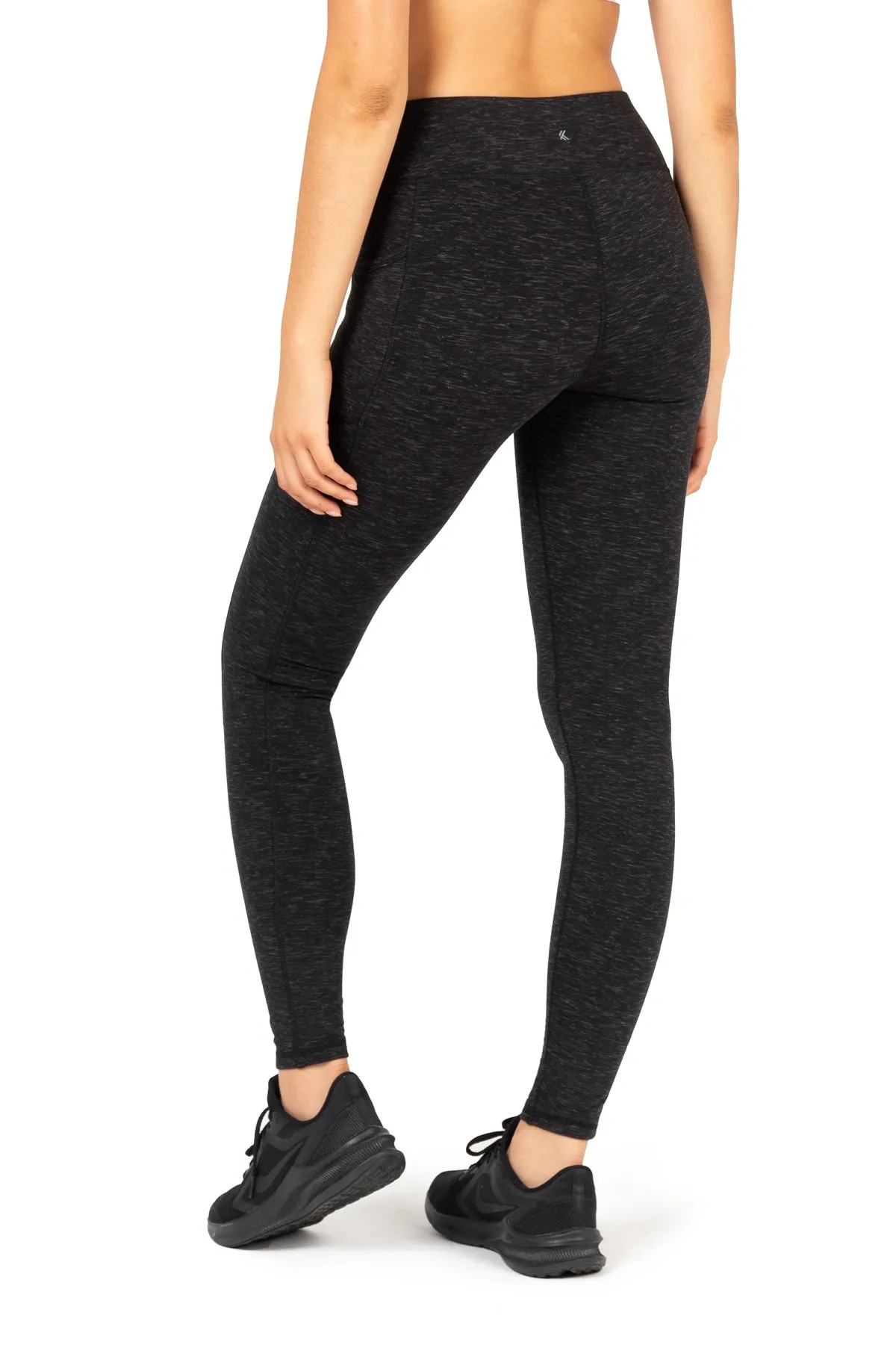 Space Dye High-Waist Double Brushed Leggings