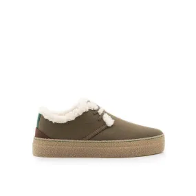 Vegan winter shoe khaki GOO016