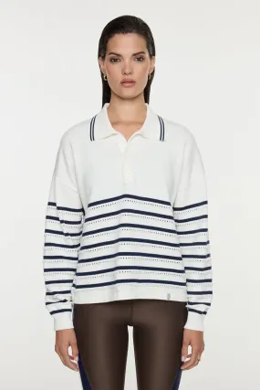 Wonder Knit Polo - Stripe